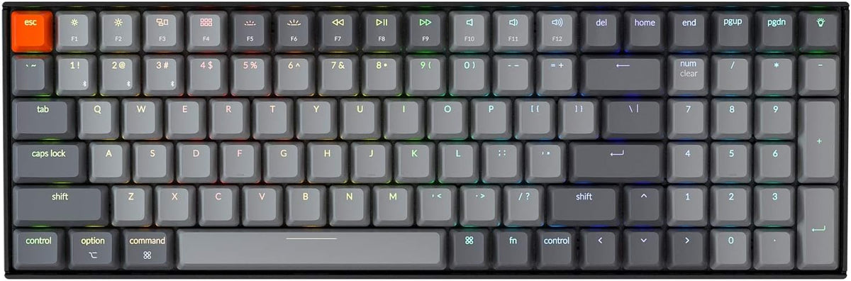 Mechanical Keyboard with RGB Backlight, Gateron Brown Switch, 96% Layout G75342
