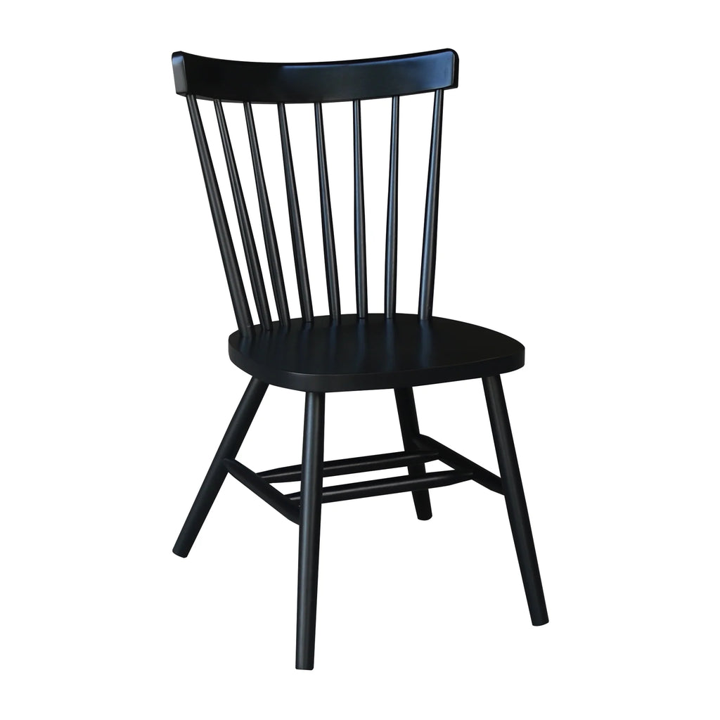 Solid Wood Dining Chair in Black G1554
