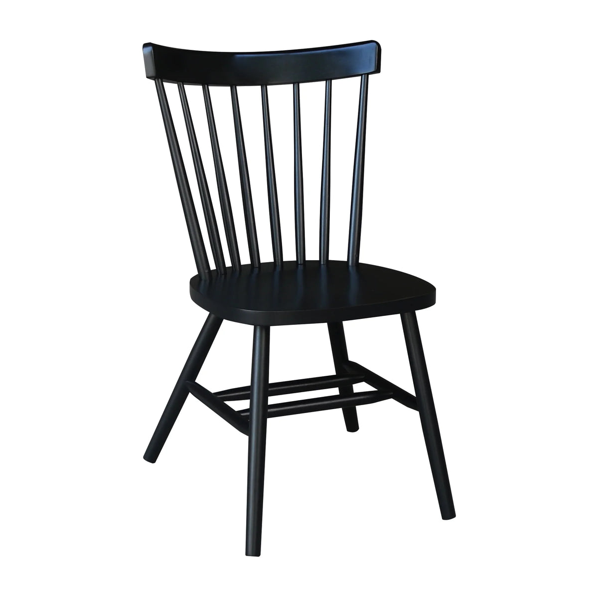 Solid Wood Dining Chair in Black G1554