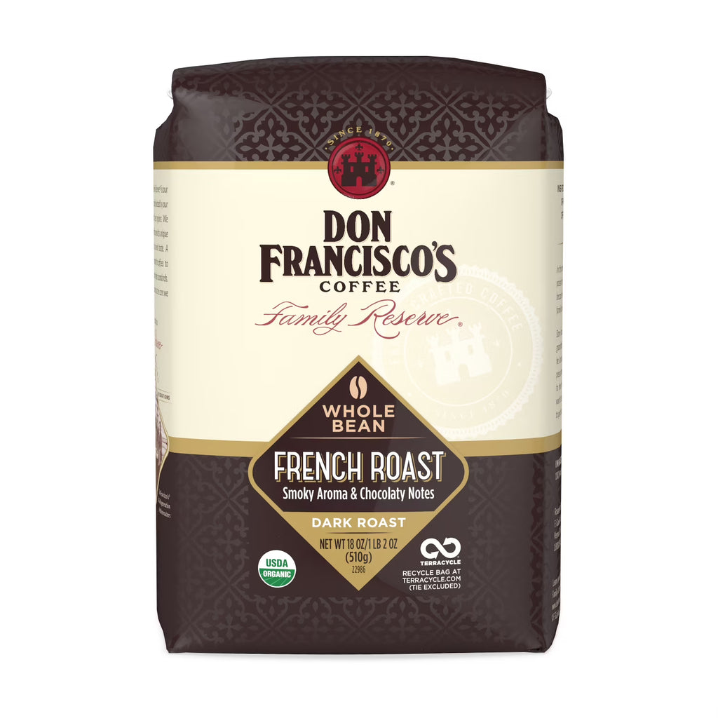 French Roast Whole Bean Coffee (18 oz Bag) N409