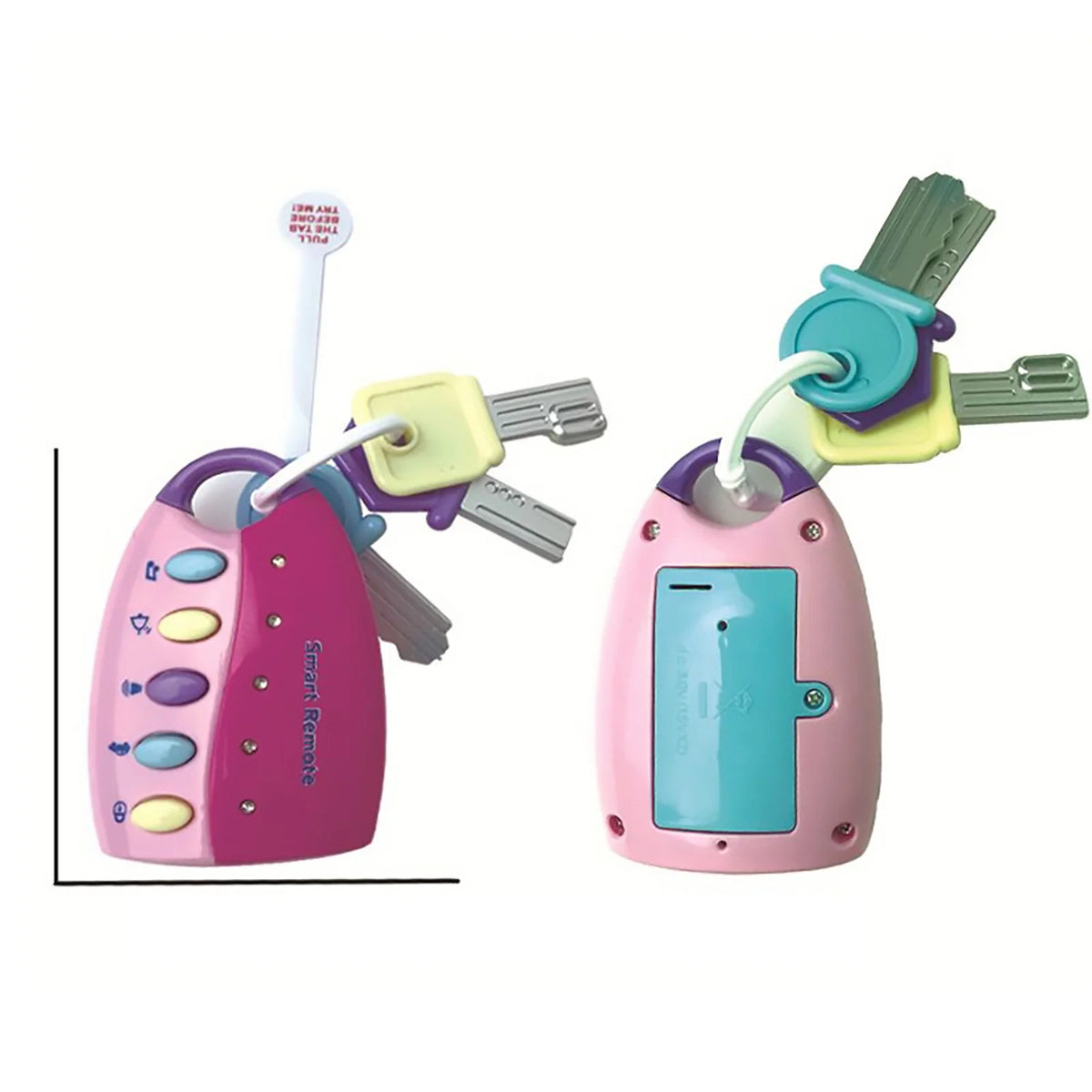 Pink Toy Car Keys With Light And Sounds Z749799