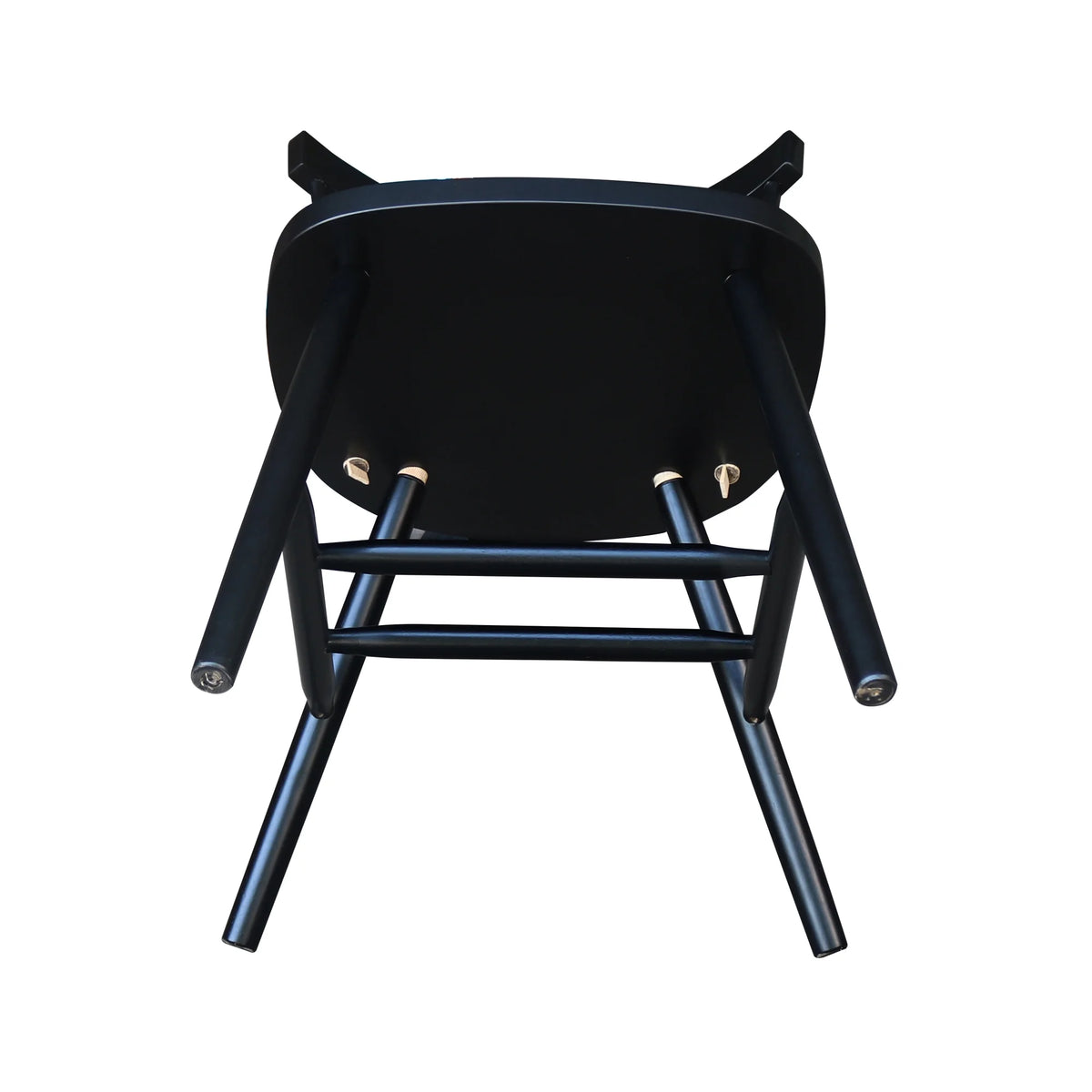 Solid Wood Dining Chair in Black G1554