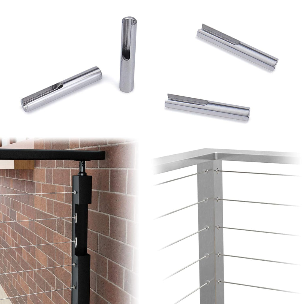 1/8 Invisible Cable Railing Kit T316 Stainless Steel Toggle Anchor Terminal G406300