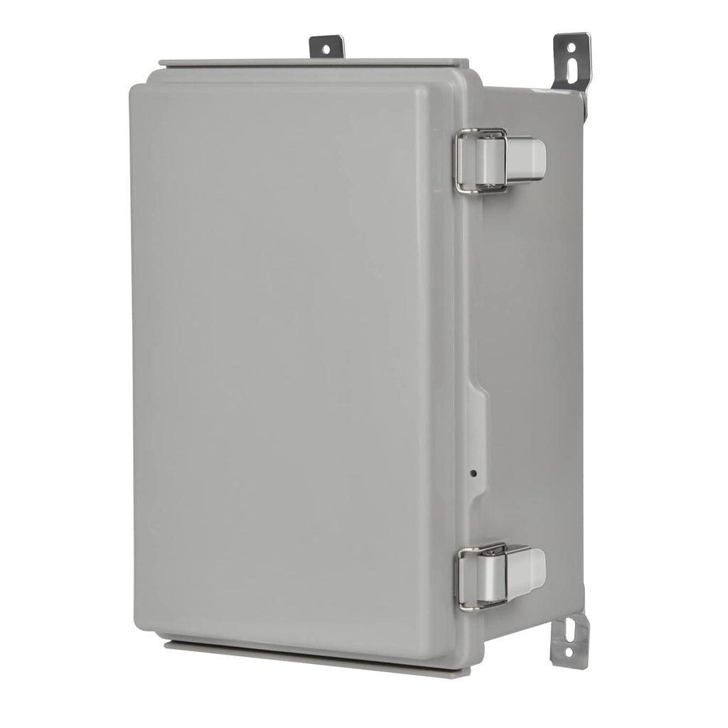 Waterproof Hinged Clear Cover ABS Plastic Junction Box, Pack of 2 L69865