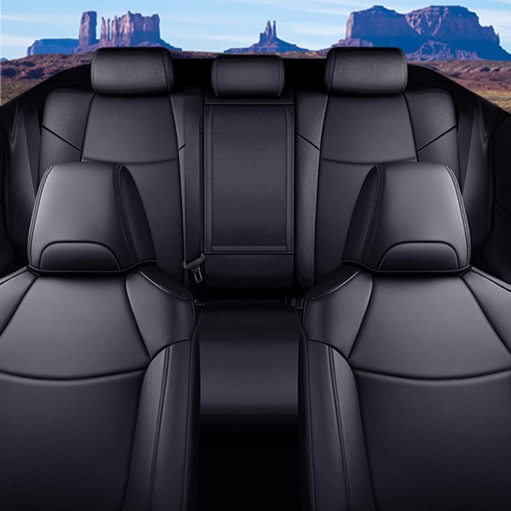 Faux Leather Waterproof Full Set Car Seat Covers Y14081