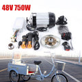 48V 750W Electric 3 Wheel Bike Brushless Motor Kit W9581
