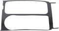 Carbon Fiber Grain Center Console Shift Frame Cover Trim Stickers 2pcs H548