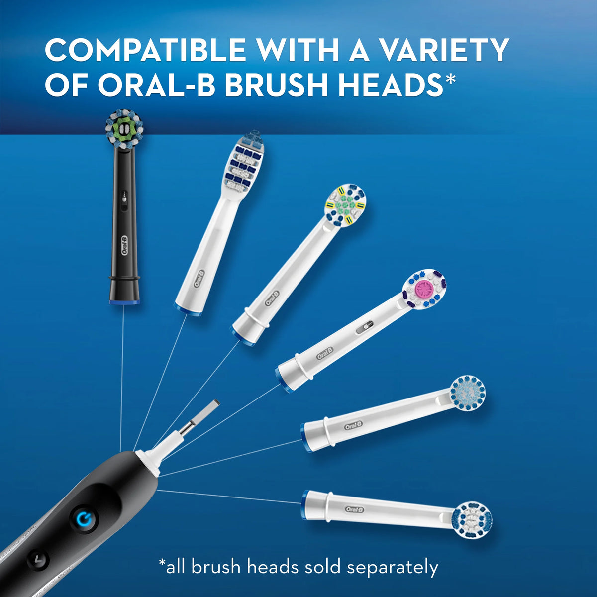 Black Electric Toothbrush with Bluetooth Connectivity L30469