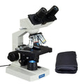 40X-2500X Lab Binocular Biological Compound LED Microscope with Vinyl Carrying Case R1589