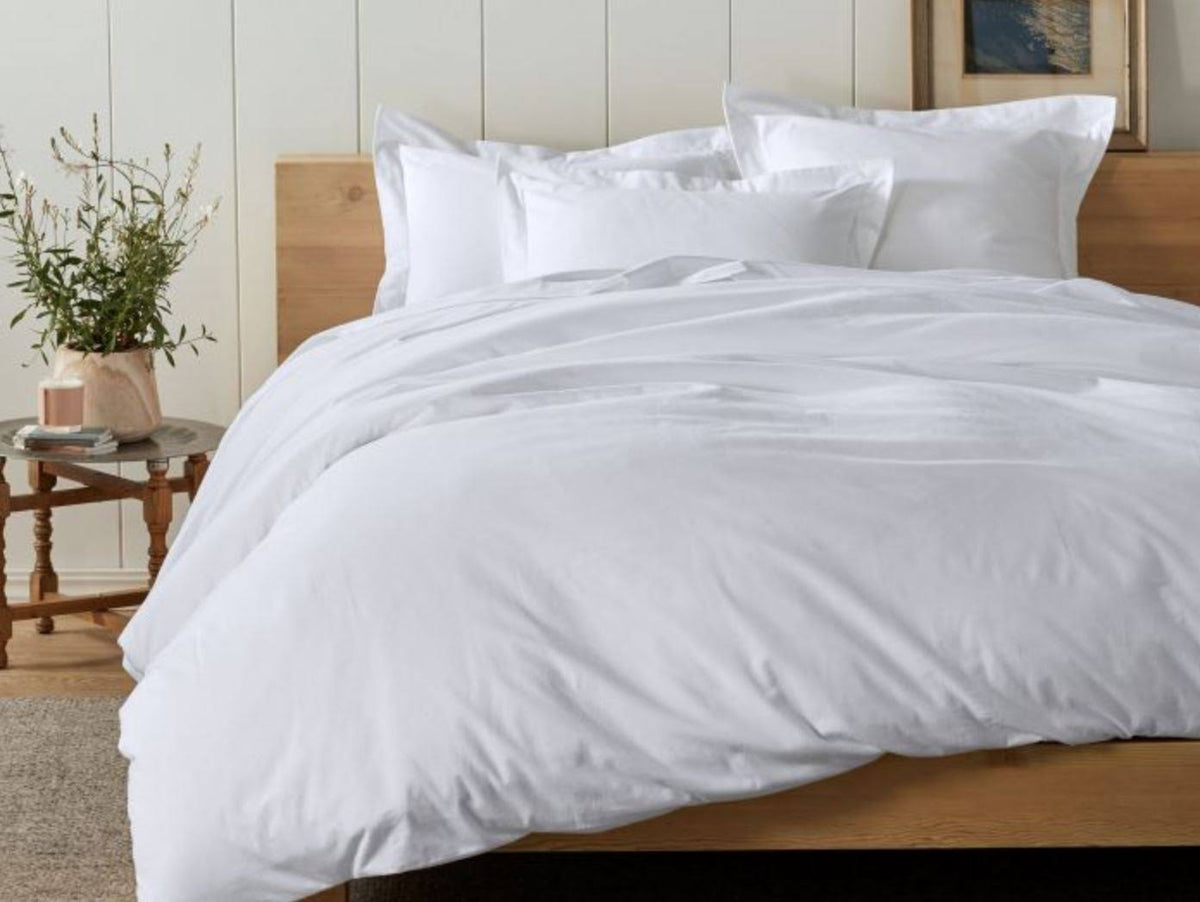 Alpine White Organic Flannel Fitted Sheet O613