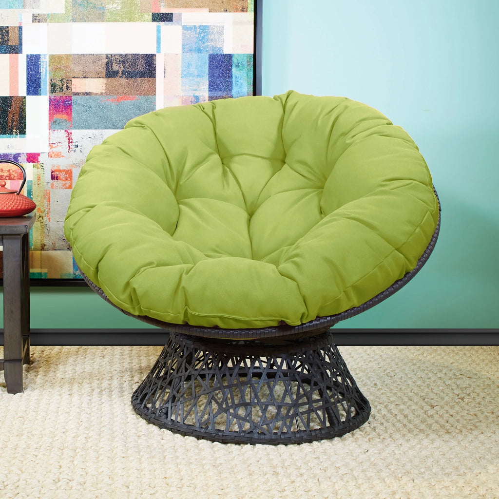 Purple Woven Wicker Papasan Chair G1146