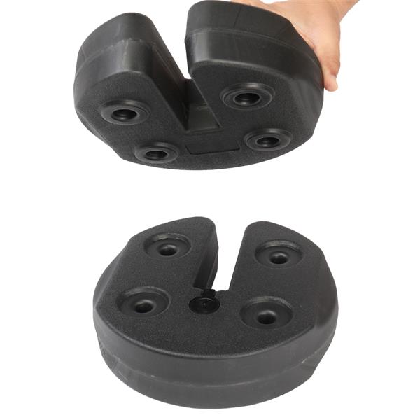 Black Water Fillable Weight Plates for Tent Canopy M828