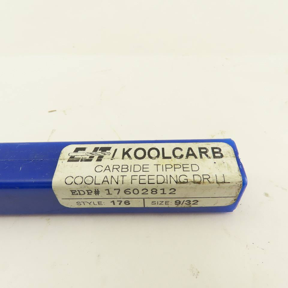 9/32 Straight Flute Drill M724