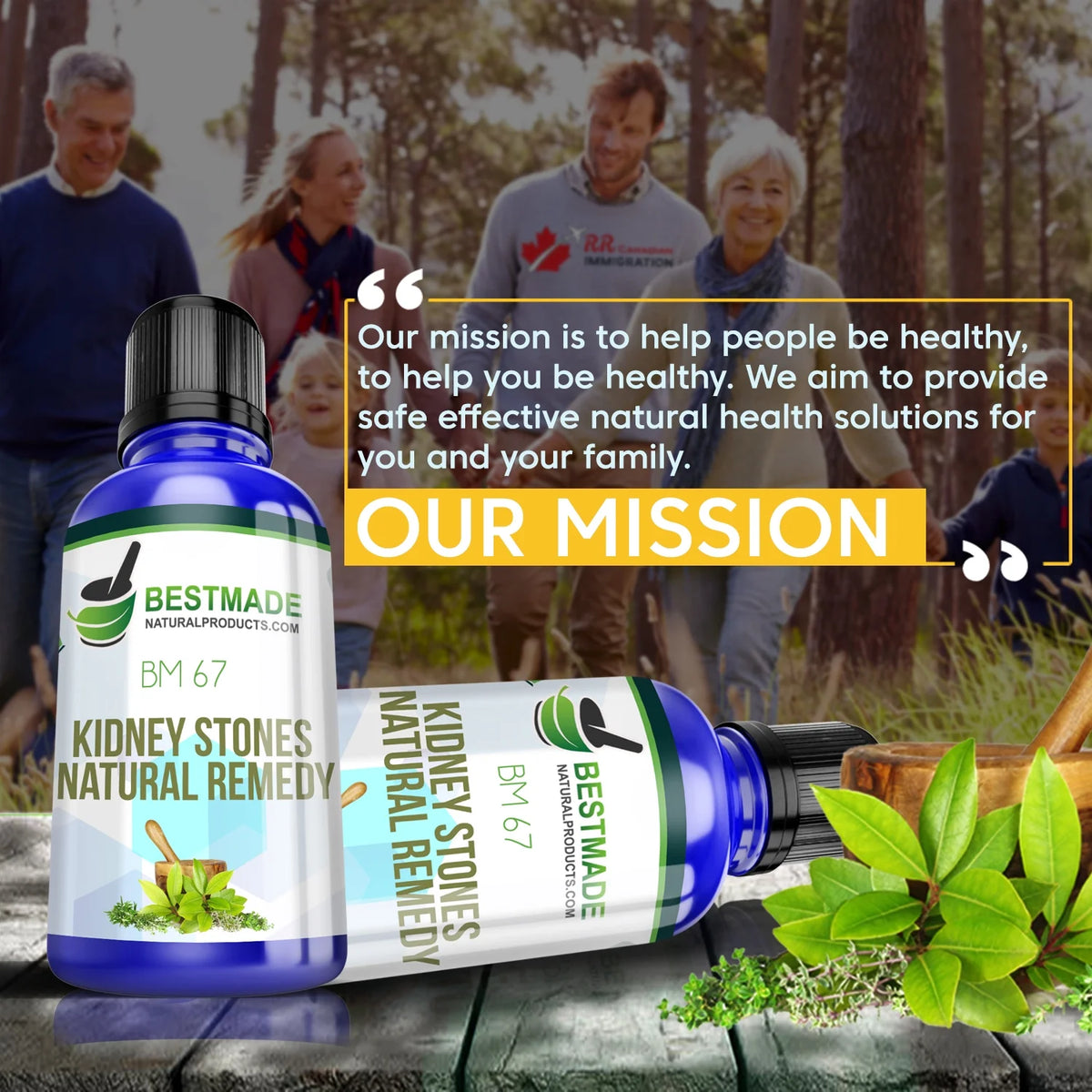 Kidney Stones Natural Remedy & Kidney Support 30 ML M727