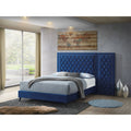 Queen Velvet Bed Side Panel S3665