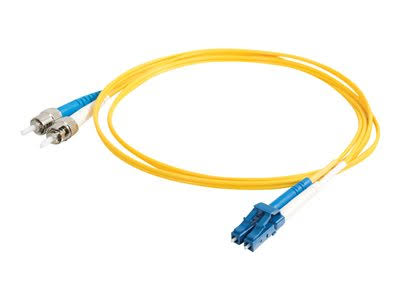 20m LC-ST 9/125 OS1 Duplex Singlemode PVC Fiber Optic Cable E923