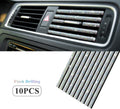 10 Pieces Bling Car Vent Outlet Trim Decoration Strip C459481
