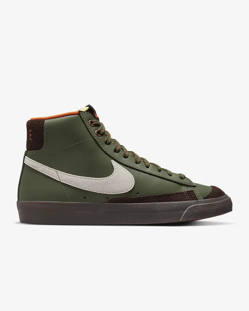 Army Olive Summit White Blazer Mid Vintage Sneakers S140