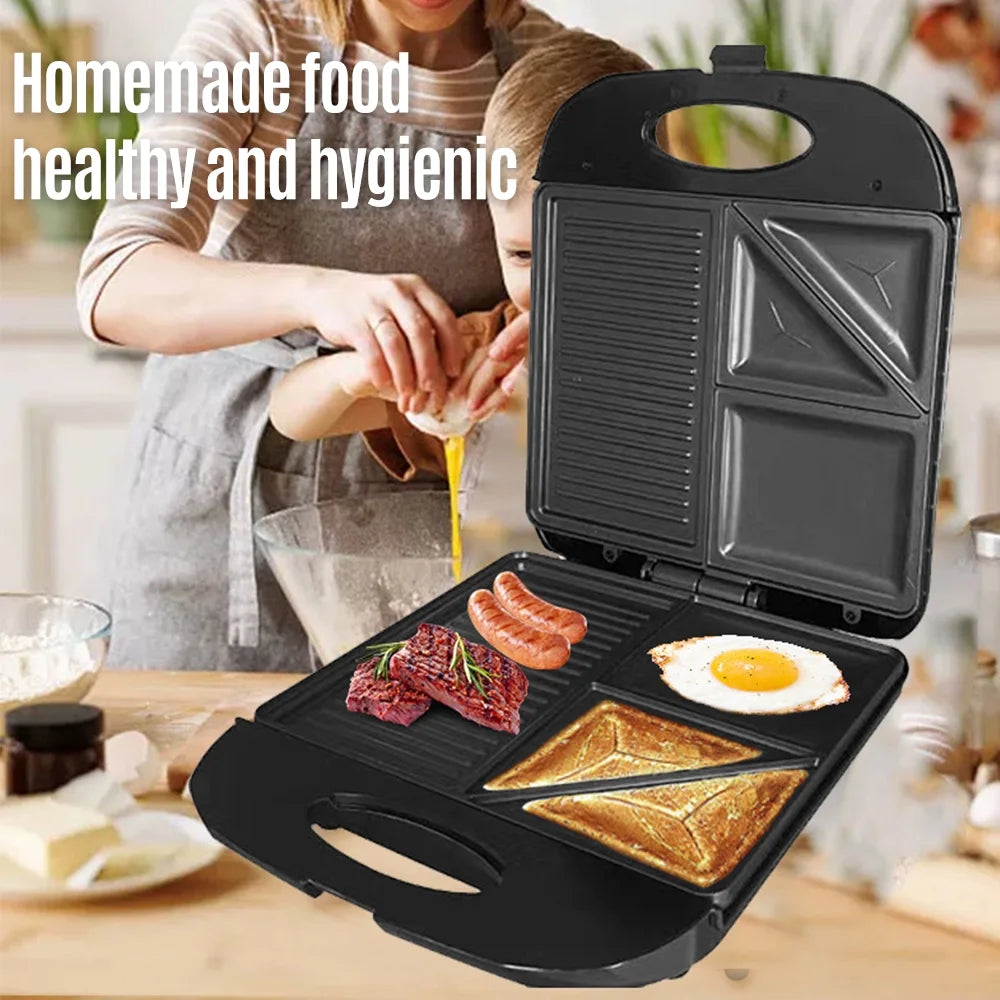 1400W Non-Stick 3in1 Electric Grill Machine X79891