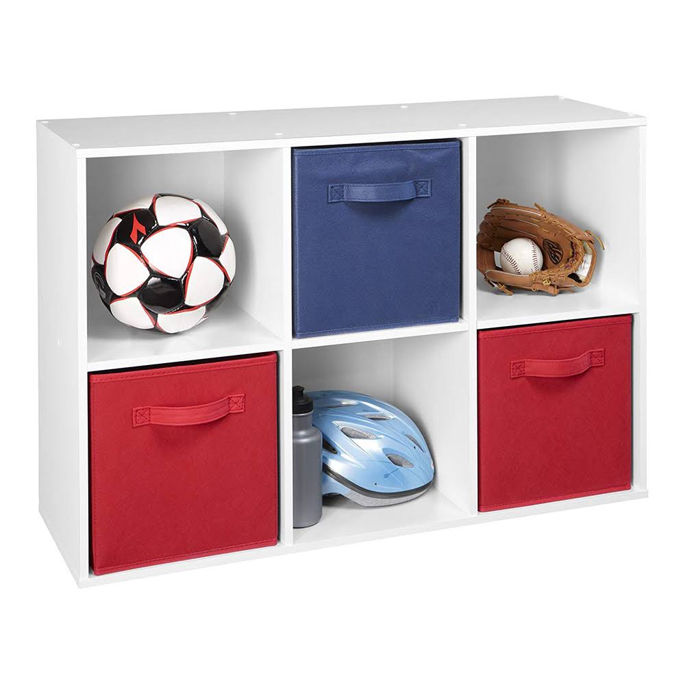 White 6-Cube Stackable Organizer Storage (2 Pack) X321700