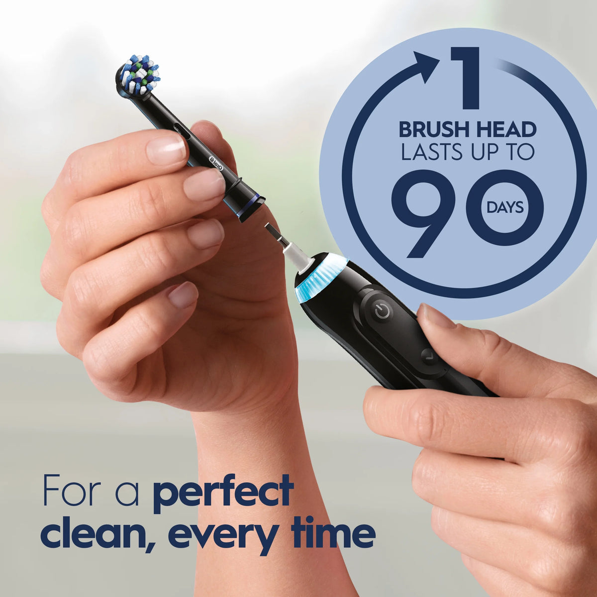 Black Electric Toothbrush with Bluetooth Connectivity L30469
