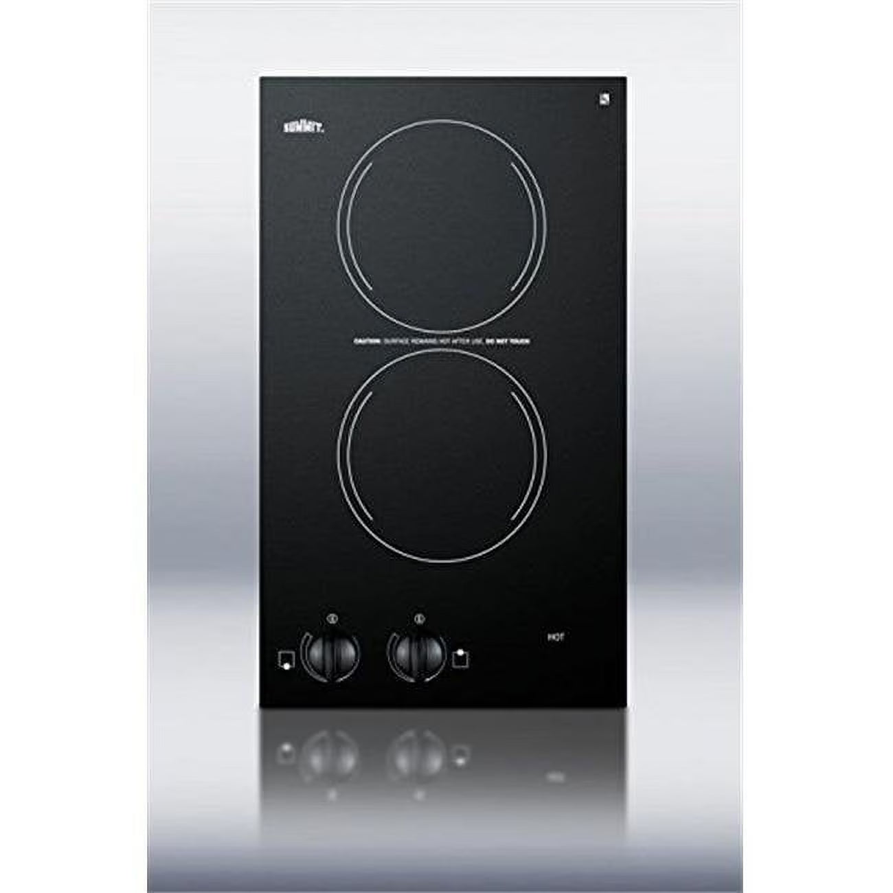 Black 2 Burner Coil Cooktop W32662