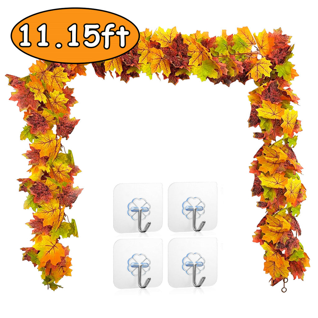 2-Pack Artificial Maple Leaf Garland D74695