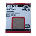 40 Grit Aluminum Oxide Sandpaper 25 Sheets Q3390