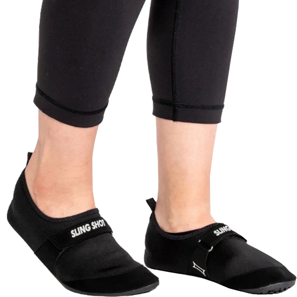 Black Deadlift Slippers U9624