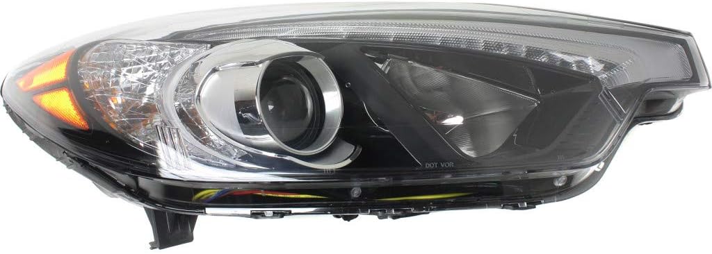 Passenger Side Halogen Headlight for Kia Forte Sedan X378715