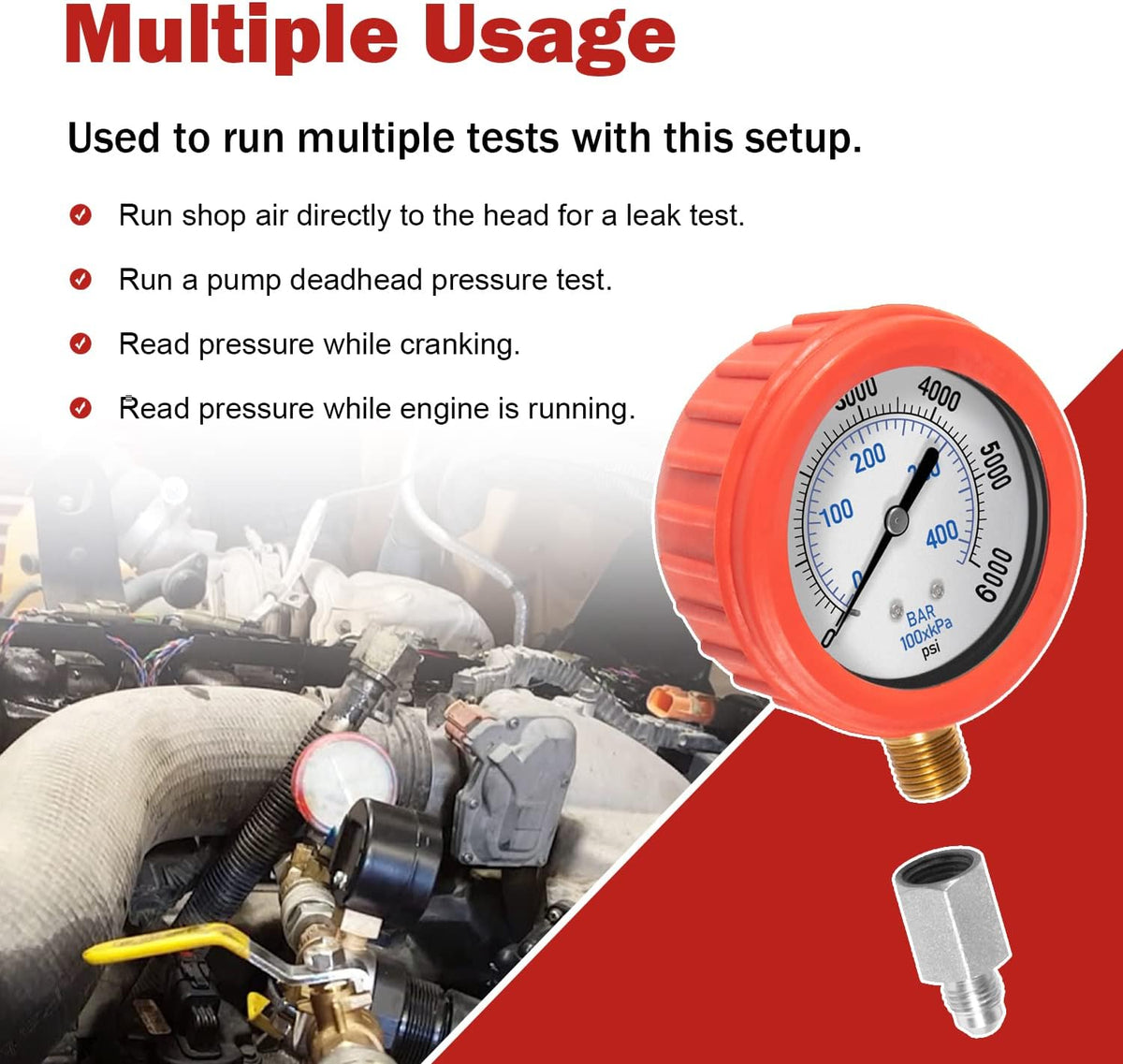 High Pressure Oil Test Tool Kit M343