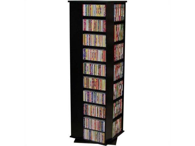 Oak Revolving Media Tower Z403