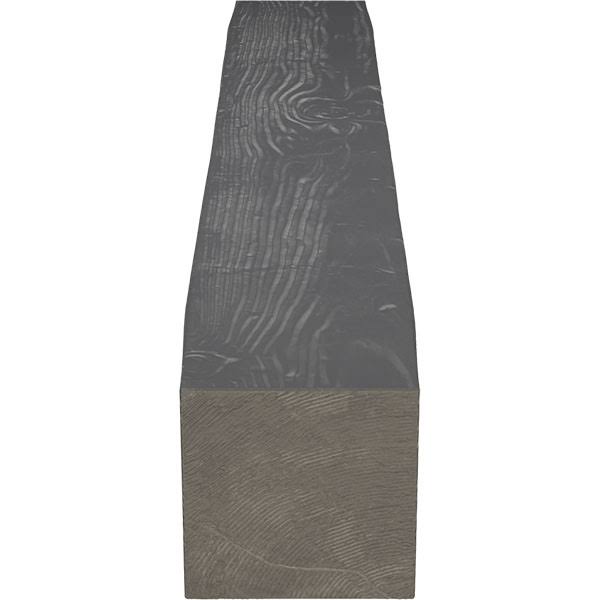 Sandblasted Faux Wood Fireplace Mantel, Aged Cedar B859