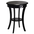 Black Round Accent Table E709424